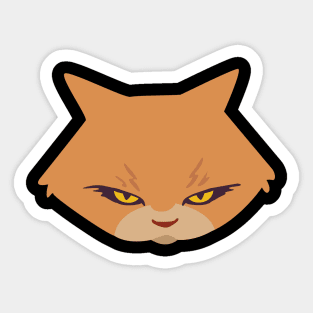 Cat face angry Sticker